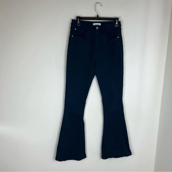 We Wore What French Navy True Flare Jeans 27 - Picture 2 of 8